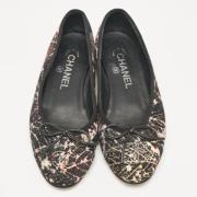 Pre-owned Fabric flats Chanel Vintage , Black , Dames