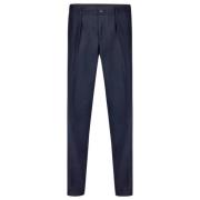 Navy Chino Broek Rlxfit Profuomo , Blue , Heren