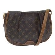 Pre-owned Canvas louis-vuitton-bags Louis Vuitton Vintage , Brown , Da...