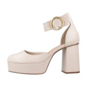 Elegant Dressed Pumps Mtng , Beige , Dames