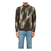 Groene Pullover Trui Armani Exchange , Multicolor , Heren