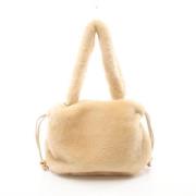 Pre-owned Fabric handbags Bottega Veneta Vintage , Beige , Dames