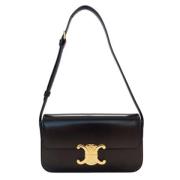 Pre-owned Leather celine-bags Celine Vintage , Black , Dames