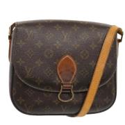 Pre-owned Canvas shoulder-bags Louis Vuitton Vintage , Brown , Dames