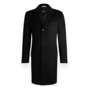 Stijlvolle Jas met H-Hyde Detail Hugo Boss , Black , Heren