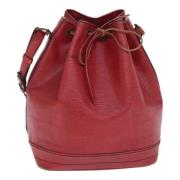 Pre-owned Leather louis-vuitton-bags Louis Vuitton Vintage , Red , Dam...