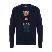 Flagbear Trui met Lange Mouwen Polo Ralph Lauren , Blue , Heren