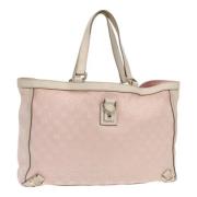 Pre-owned Canvas gucci-bags Gucci Vintage , Pink , Dames