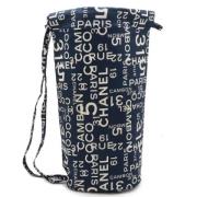 Pre-owned Canvas shoulder-bags Chanel Vintage , Blue , Dames