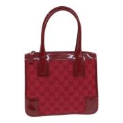 Pre-owned Canvas handbags Gucci Vintage , Red , Dames