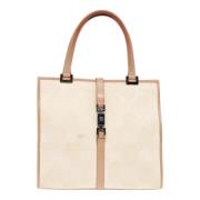 Pre-owned Canvas handbags Gucci Vintage , Beige , Dames