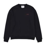 Gedrukte crewneck sweatshirt Closed , Black , Heren