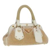 Pre-owned Leather prada-bags Prada Vintage , Beige , Dames