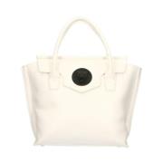 Handtas met voorlogo opening Plein Sport , White , Dames