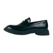 Walden Mimi Heren Leren Loafers Camper , Black , Heren