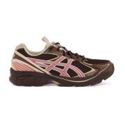 Mesh Sneakers met Multicolor Design Asics , Brown , Heren