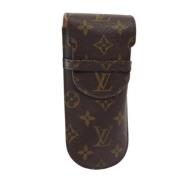 Pre-owned Canvas pouches Louis Vuitton Vintage , Brown , Dames