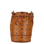 Pre-owned Canvas shoulder-bags MCM Pre-owned , Brown , Dames