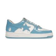 Blauwe Bapesta Klassieke Sneaker Release A Bathing APE , Blue , Heren