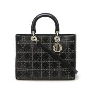 Pre-owned Leather dior-bags Dior Vintage , Black , Dames