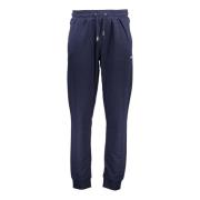 Blauwe Sportieve Sweatpants met Elastische Taille Fila , Blue , Heren