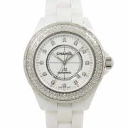 Pre-owned Glass watches Chanel Vintage , White , Heren