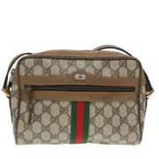 Pre-owned Leather gucci-bags Gucci Vintage , Beige , Dames