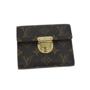 Pre-owned Canvas wallets Louis Vuitton Vintage , Brown , Dames