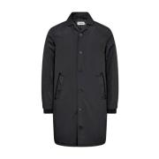 Trenchcoat in klassieke stijl Resteröds , Black , Heren