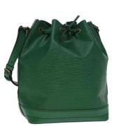 Pre-owned Leather louis-vuitton-bags Louis Vuitton Vintage , Green , D...