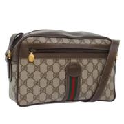 Pre-owned Leather gucci-bags Gucci Vintage , Brown , Dames