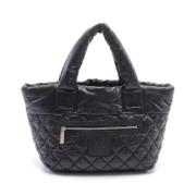 Pre-owned Canvas handbags Chanel Vintage , Black , Dames