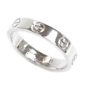 Pre-owned Metal rings Cartier Vintage , Gray , Dames