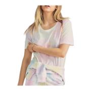 Tie-Dye Katoenen T-shirt Calix Loveshackfancy , Multicolor , Dames