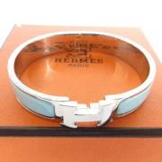 Pre-owned Metal bracelets Hermès Vintage , Gray , Dames