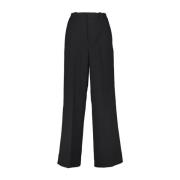 Ghoul Pantalon in grijs en zwart Elisabetta Franchi , Black , Dames