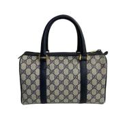 Pre-owned Leather gucci-bags Gucci Vintage , Beige , Dames