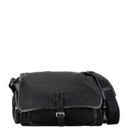 Pre-owned Canvas crossbody-bags Prada Vintage , Black , Dames