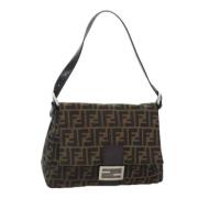 Pre-owned Canvas fendi-bags Fendi Vintage , Brown , Dames