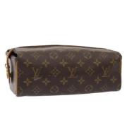 Pre-owned Canvas pouches Louis Vuitton Vintage , Brown , Dames