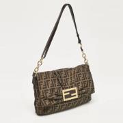 Pre-owned Canvas fendi-bags Fendi Vintage , Brown , Dames