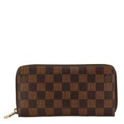 Pre-owned Canvas wallets Louis Vuitton Vintage , Brown , Dames