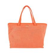 Oranje Geperforeerde Handtas met Ritssluiting Cavalli Class , Orange ,...