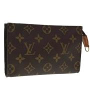 Pre-owned Canvas pouches Louis Vuitton Vintage , Brown , Dames