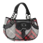 Pre-owned Wool handbags Burberry Vintage , Gray , Dames