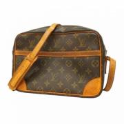 Pre-owned Fabric shoulder-bags Louis Vuitton Vintage , Brown , Dames