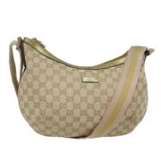 Pre-owned Canvas gucci-bags Gucci Vintage , Beige , Dames