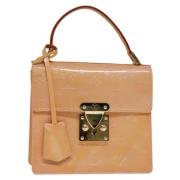 Pre-owned Leather handbags Louis Vuitton Vintage , Pink , Dames