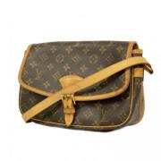 Pre-owned Fabric shoulder-bags Louis Vuitton Vintage , Brown , Dames