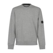 Diagonal Raised Fleece Crew Neck Sweater C.p. Company , Gray , Heren